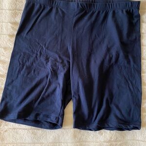 Women’s Navy Biker Shorts